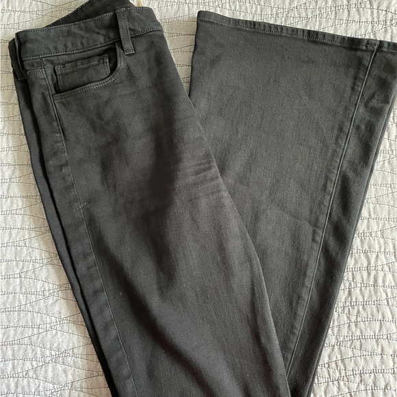 L’AGENCE Black High Rise Bell Bottom Flare Jeans Size 29 - Picture 1 of 7